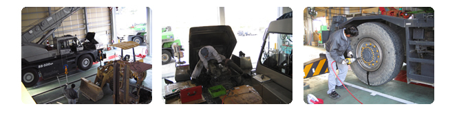 有限会社アスカクレーン　整備部　特殊車両整備